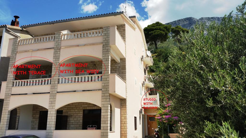 Apartments Ursic Mb Brela Buitenkant foto